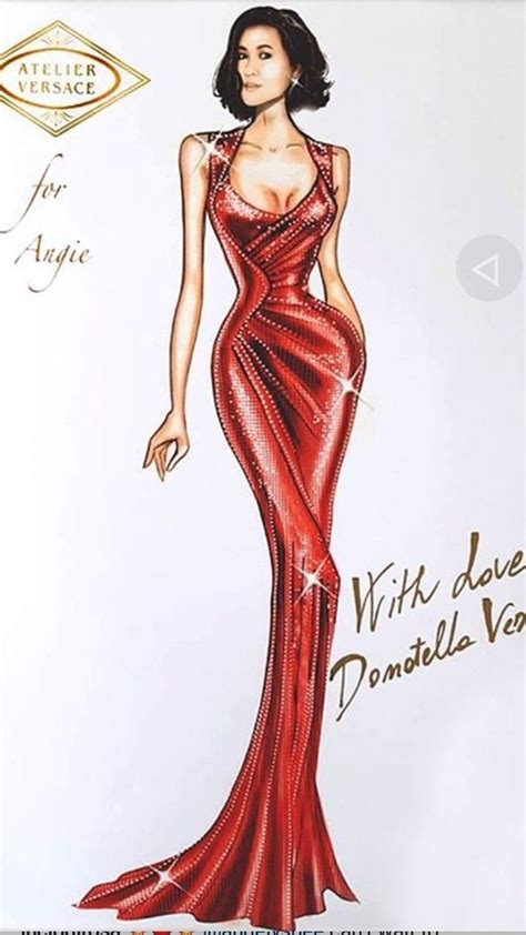 versace style kleid|Versace fashion sketches.